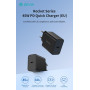 Carica Batterie PD 45 Watt Tipo-C per carica rapida nero