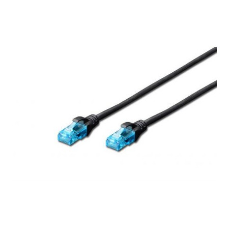 Cavo Di Rete Cat.5E 0,25Mt Nero (Dk15120025Bl)