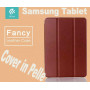 Custodia in pelle per Tablet Samsung TabS2 8.0 T715 Marrone