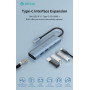 HUB 5 in 1 da tipo C a USB*2+tipo C+PD 100 W+RJ45 serie Leopard