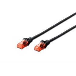 Cavo Di Rete Cat.6E 0,25Mt Nero (Dk16170025Bl)