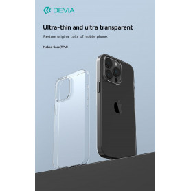 Cover Trasparente Morbida in TPU per iPhone 15 Pro