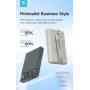 Power Bank 10.000 mAh con due cavi 22,5W Carica rapida Avorio