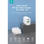 Carica batteria 2 uscite rapido PD+QC Usb-C + Usb-A 20 Watt