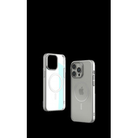 Cover Magnetica Glimmer con Apple Magsafe iPhone 15 Pro Silv