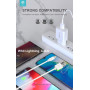 Suit Carica Batteria 2.4A 2 Out Cavo Usb A Lightning Apple