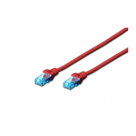 Cavo Di Rete Dritto Non Schermato Cat.5E 3 Mt Rosso (Dk1512030R)