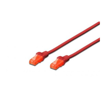 Cavo Di Rete Dritto Non Schermato Cat.6E 2 Mt Rosso (Dk1614020R)