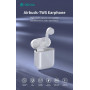 Auricolari Airbuds TWS EM053 Carica Wireless BT 5.3 Bianchi