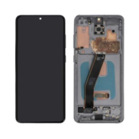 Display Completo Grigio Galaxy S20 G980F Rigenerato GH82-31432A GH82-31433A 980