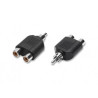 Adattatore Sdoppiatore 1 Rca Maschio / 2 Rca Femmina (3/11)