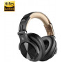 OneOdio Fusion A70 Hi-Res Cuffie DJ Wireless, Cavo e Microfono Gold/Black