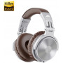 OneOdio Studio Wireless C Hi-Res Cuffie DJ Bluetooth 5.0 Silver/Brown