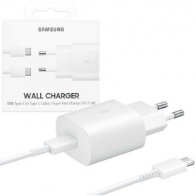 Caricabatteria Originale Samsung EP-TA800XWE 25W con Cavo