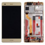 LCD + Touch Originale con Frame per Huawei P9 Gold