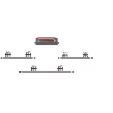 Set pulsanti laterali per iPhone 14Pro / 14Pro Max Silver