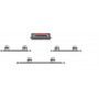 Set pulsanti laterali per iPhone 14Pro / 14Pro Max Silver