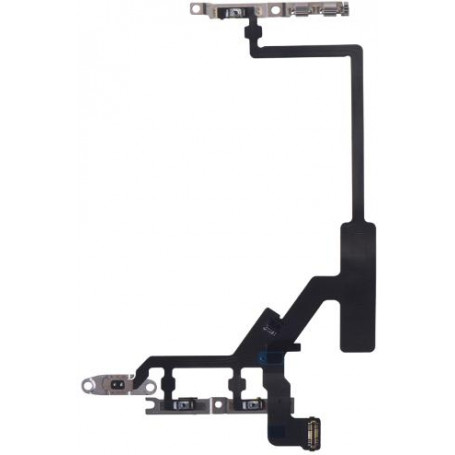 Cavo flat volume per iPhone 14 Pro con piastra metallica