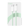 Cavo Intrecciato Fast Serie Smart Da Type-C A Type-C Pd 60W 1Mt Verde (Deccc60185G)