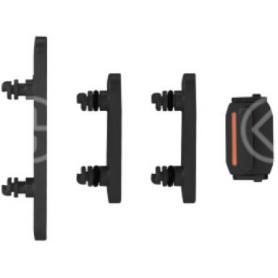Set pulsanti laterali per iPhone 15/15 Plus nero 