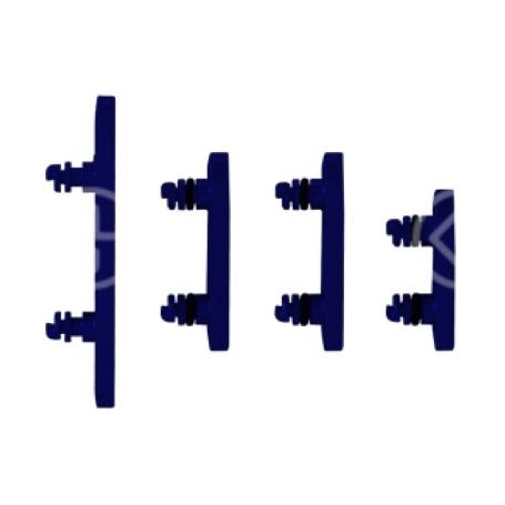 Set pulsanti laterali per iPhone 15 Pro/15 Pro Max Blu Titanio 