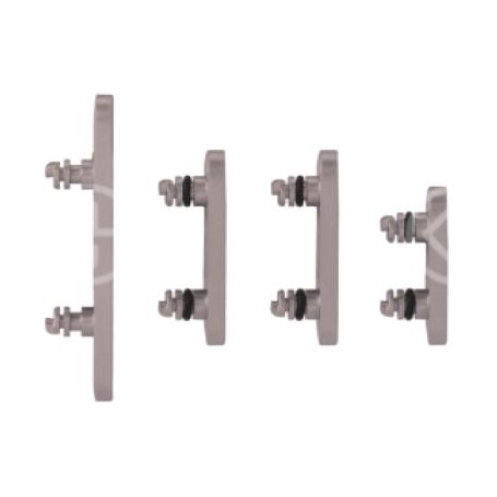 Set pulsanti laterali per iPhone 15 Pro/15 Pro Max bianco titanio