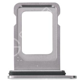 Vassoio scheda SIM per iPhone 15 Pro/15 Pro Max bianco titanio 
