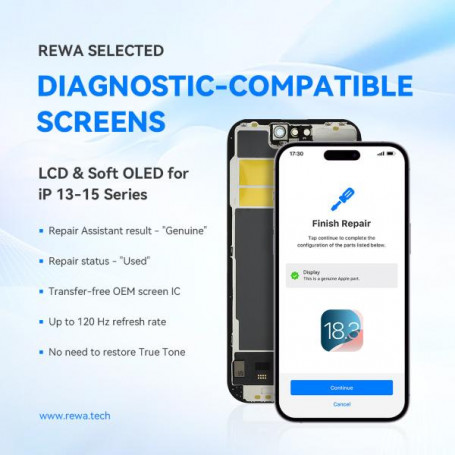 Display iPhone 13 Pro INCELL 80HZ FHD Nero A+ Diagnostica