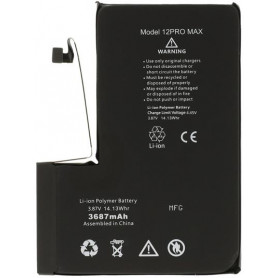 IP 12 Pro Max Batteria Diagnostica 3687 mAh Nero S+