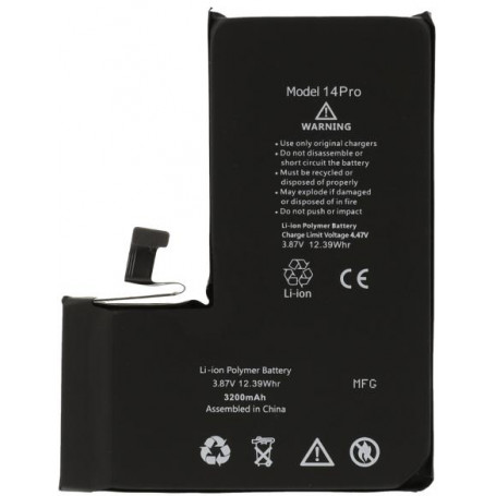 IP 14 Pro Batteria Diagnostica 3200 mAh Nero S+