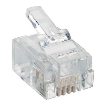 Connettore Plug Telefonico Rj11 6P4C (Conf. 50Pz) (Cv-Lan-054)