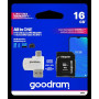 GoodRAM microSD 16GB class 10 + adpter + card reader - blister - M1A4-0160R12