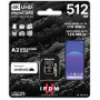 GoodRAM microSD IRDM 512GB UHS I U3 A2 + adapter - IR-M2AA-5120R12