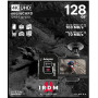 GoodRAM microSD 128GB UHS I U3 + adapter - retail blister - IR-M3AA-1280R12