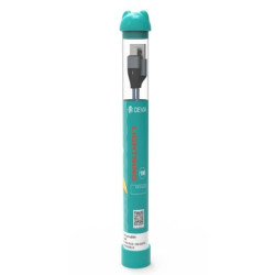 Cavo Ricarica Bubble Fisho Da Usb A Lightning 2A - 1Mt (Detaal708B) Nero