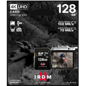 GoodRAM Scheda SD 128GB UHS I U3 - retail blister - IR-S3A0-1280R12