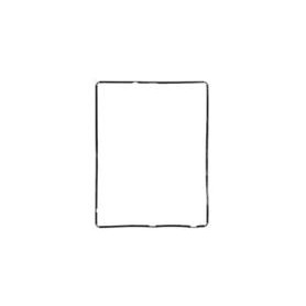 LCD Frame per New iPad (iPad 3) / iPad 4 Nero
