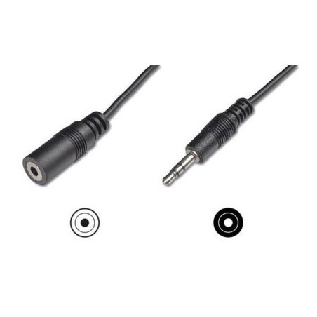 Cavo Stereo 3.5Mm Prolunga Per Cuffie M/F 3 Mt (Ak510200030