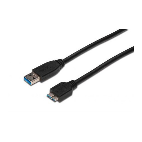 Cavo Usb 3.0 A - Micro Usb B 0.25Mt (Ak-300117-003-S)