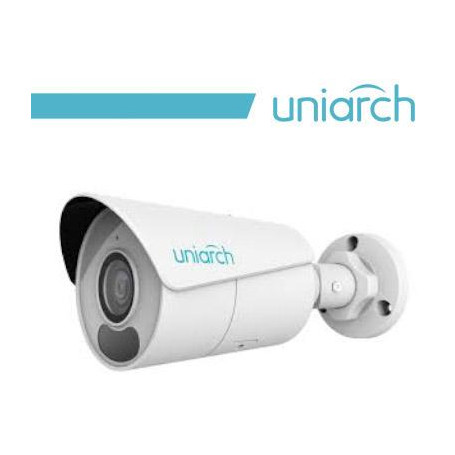 8MP Uniarch Bullet IPCamera,Ottica 2.8mm con Audio