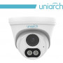 3MP Uniarch Turret IPCamera,Ottica fissa 2.8mm, Dual Light