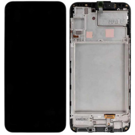 LCD display Samsung A256B A25 5G Black Service Pack GH82-33214A