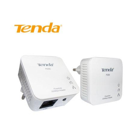 Tenda Powerline Kit 2 Mini Adapter Up to 200Mbps - P200 KIT