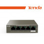 Tenda Switch Desktop 5 Porte 10/100/1000 con 4 Porte PoE - TEG1105P-4-63W