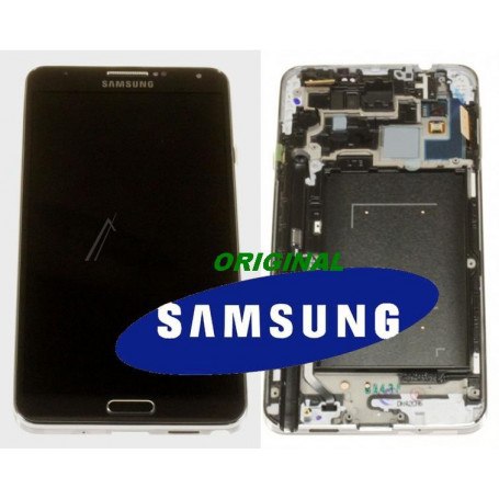LCD + TOUCH ORIGINALE PER GALAXY NOTE3 N9005 NERO GH9715209A