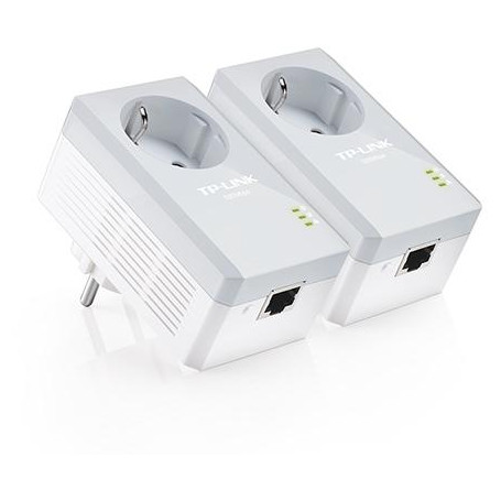 TP-Link Kit 2 powerline con Shuko passante 1 port LAN - TL-PA4010P KIT