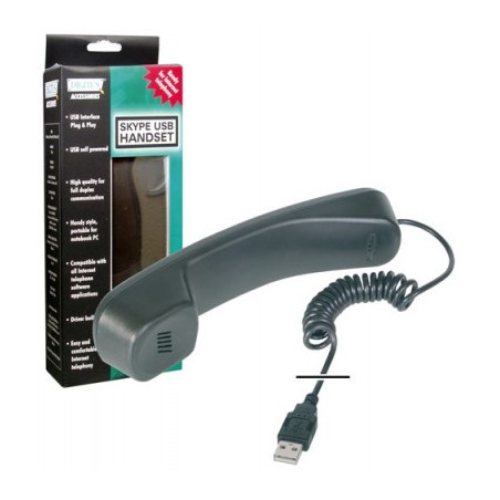 Cornetta Telefonica Usb X Uso Voip E Skype (Da-70772)