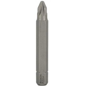 2607001571,Bit Extra Hard viti Pozidriv intaglio a croce PZ2 L. 51 mm, 3pz