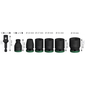 2608003032,SET BUSSOLE 1/2