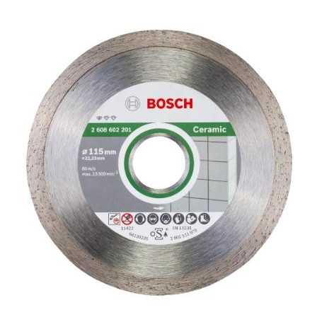 2608602201,Disco diamantato Standard for Ceramic  115 mm